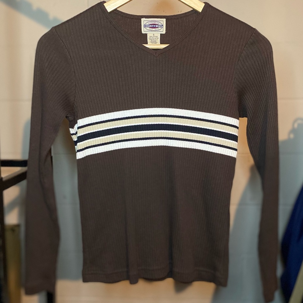 Countyseat Jeanswear Vintage Ribbed Long Sleeve Shirt